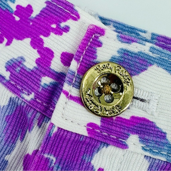 Lilly Pulitzer Addie Amethyst Flamingo Print Beach Bathers/Shorts - Picture 3 of 8